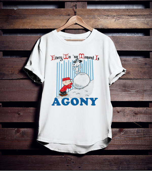 Every Waking Moment Is Agony Sisyphus Dog Cartoon Snowball T-Shirt
