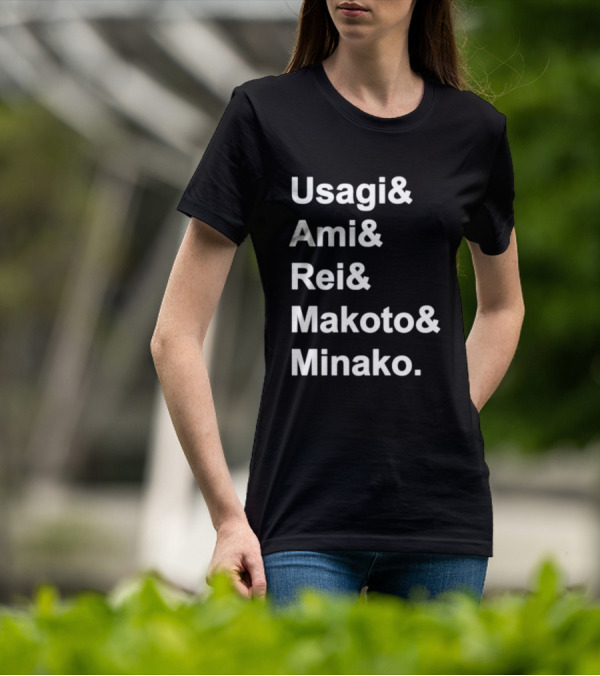 Sailor Moon Usagi Ami Rei Makoto Minako T-Shirt