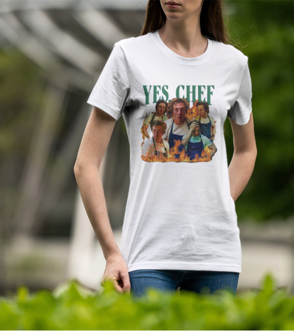 Yes Chef The Bear Jeremy Allen Fire T-Shirt