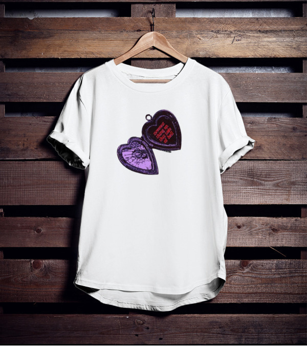 Sweetest Things On This Side Of Hell Broken Heart Pendant T-Shirt