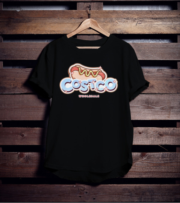 Costco Wholesale Hot Dog Vtuber T-Shirt