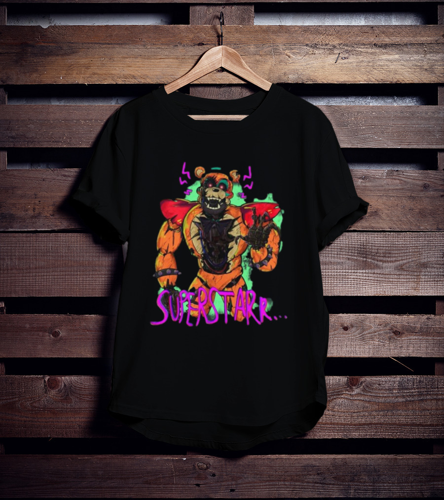 Superstar Himbo In Limbo Shattered Glamrock Freddy T-Shirt
