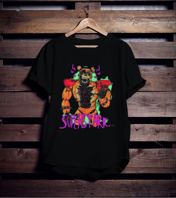 Superstar Himbo In Limbo Shattered Glamrock Freddy T-Shirt