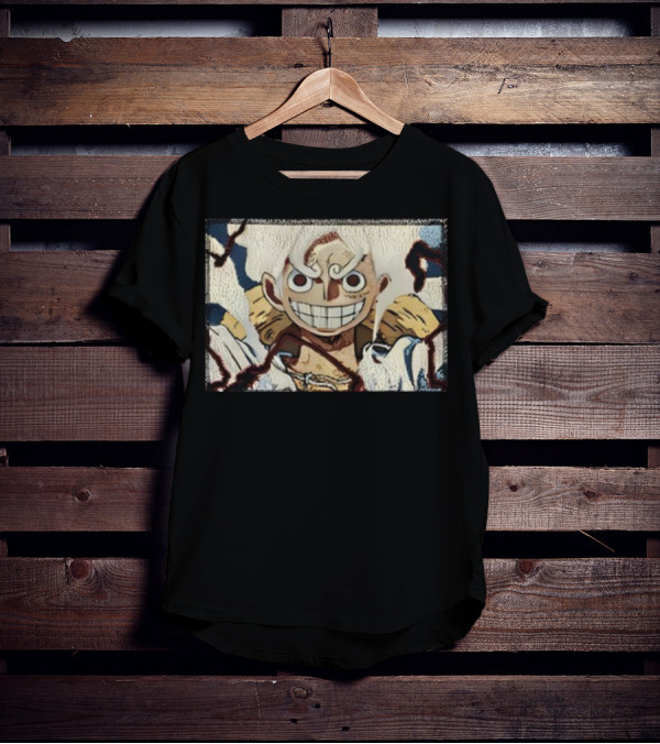 Max Holloway Gear 5 Luffy One Piece Anime Character T-Shirt