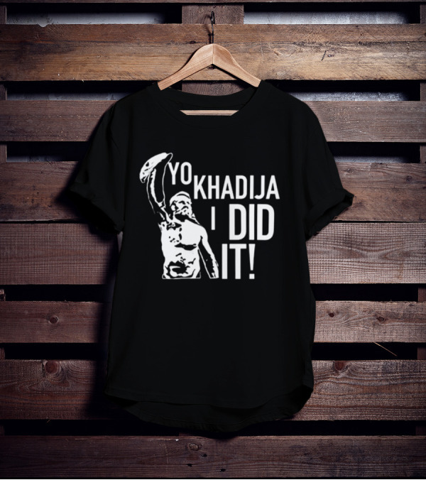 Sami Zayn's Yo Khadija I Did It Rocky Balboa T-Shirt
