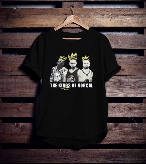 The Kings Of Norcal Warriors Trio With Yellow Crowns T-Shirt