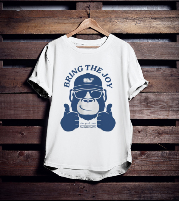 Bring The Joy Vineyard Vines Tanner Smith Whale Hat Sunglasses Gorilla T-Shirt
