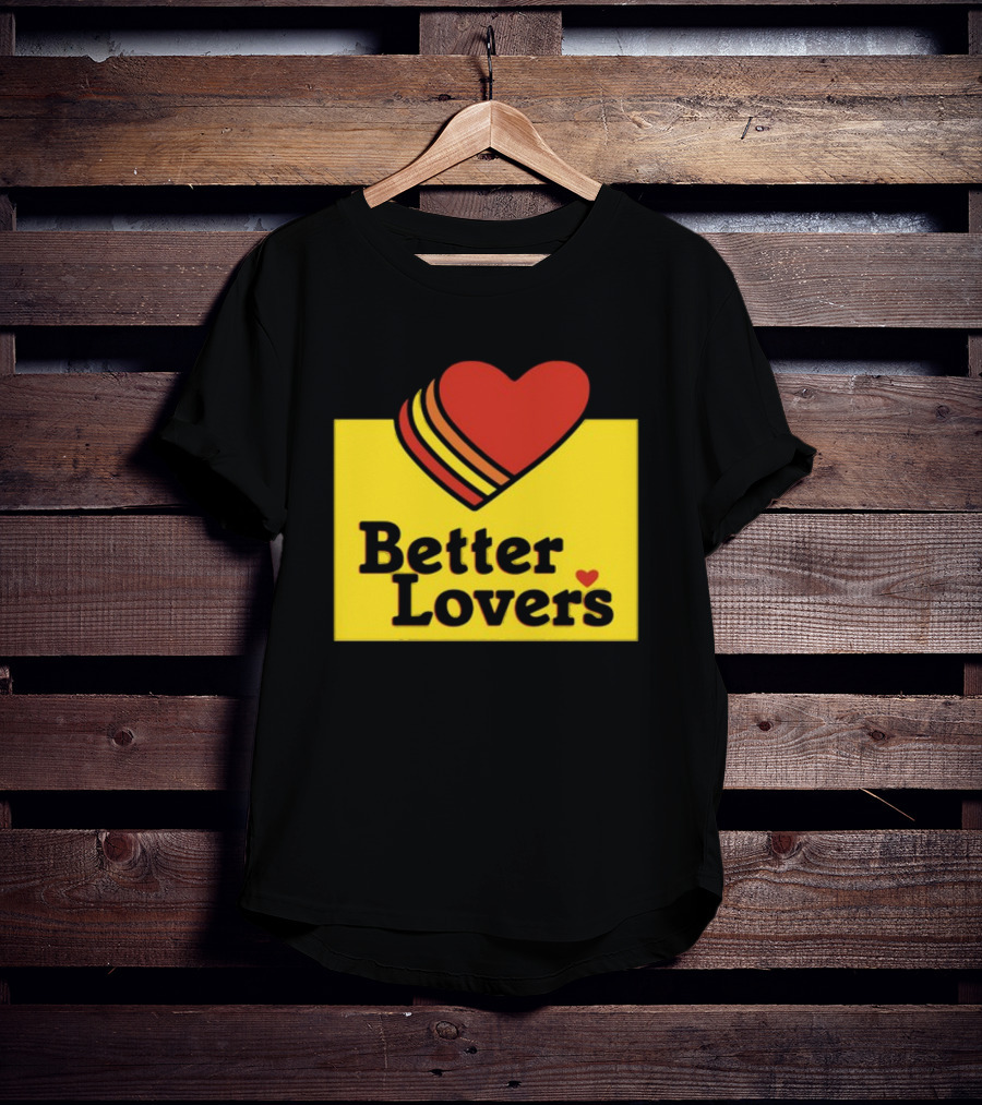 Better Lovers Heart Icon Valentines Day T-Shirt