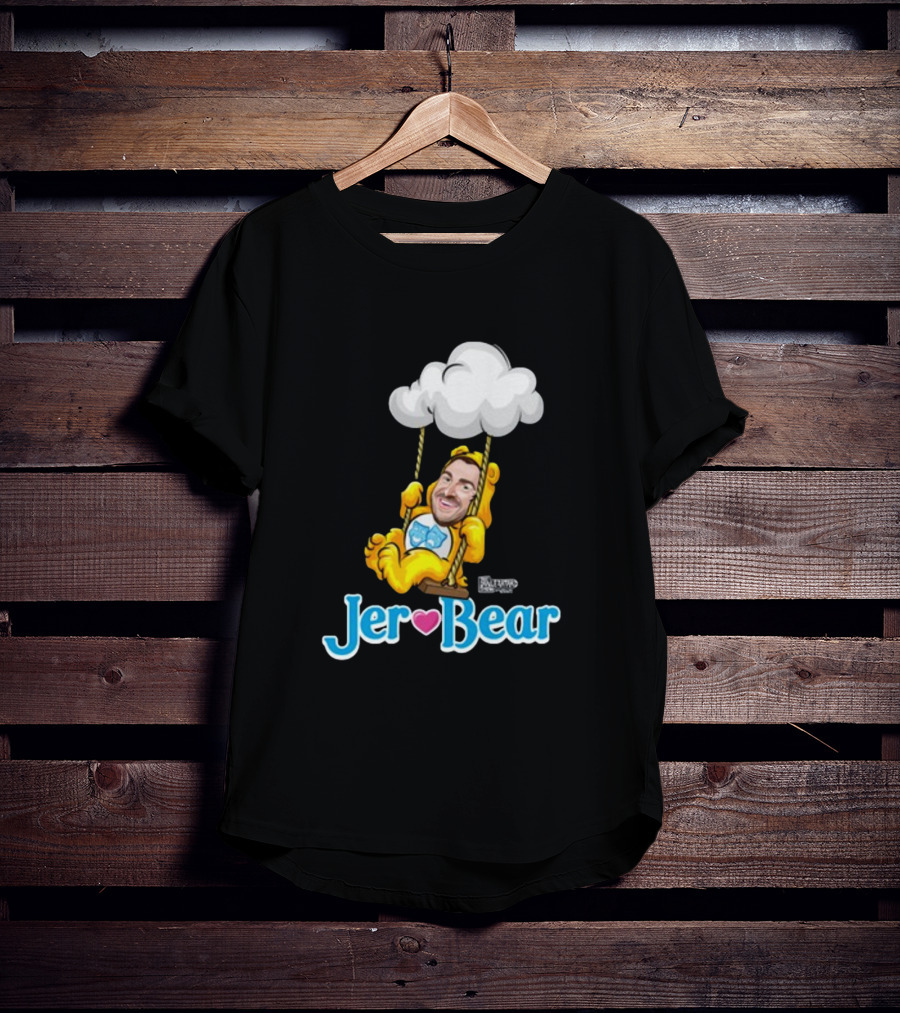 Lebatardaf Jeremy Taché Jer-Bear Swinging Under Cloud Face T-Shirt
