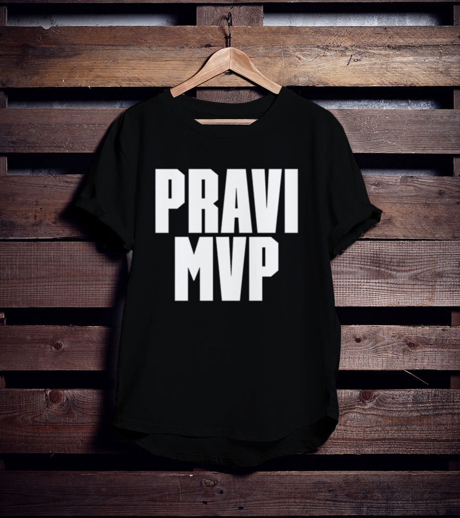PRAVI MVP Bold Sports Enthusiast T-Shirt