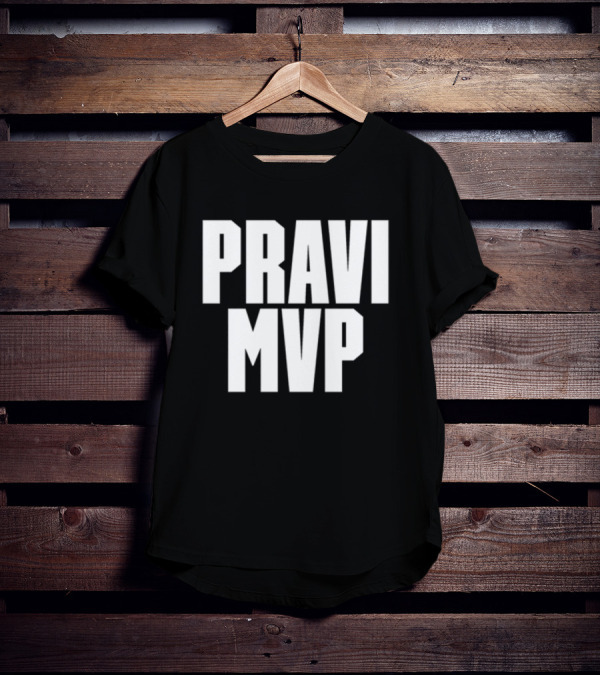 PRAVI MVP Bold Sports Enthusiast T-Shirt