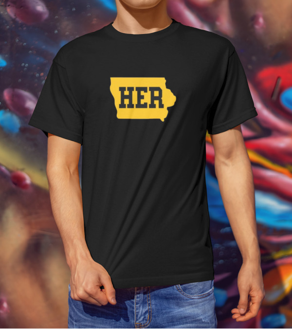 Caitlin Clark Iowa Her 22 Basketball State Pride T-Shirt