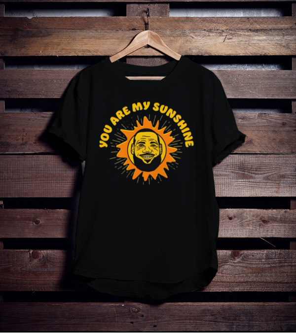 Shitheadsteve You Are My Sunshine Parody Face Inside Cartoon Sunburst T-Shirt