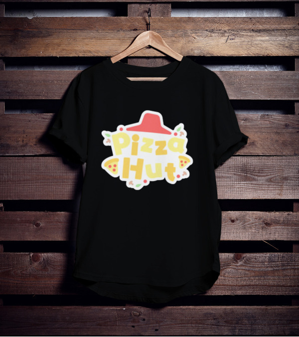 Pizza Hut Vtuber Style Playful T-Shirt