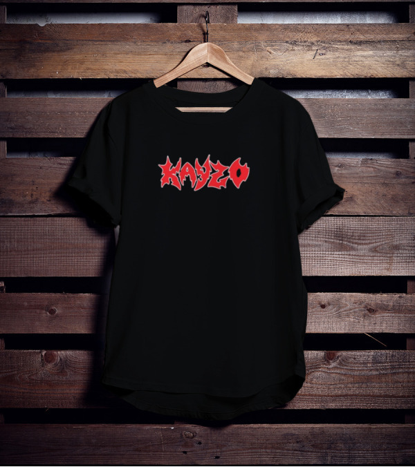 Kayzo Flame Text T-Shirt