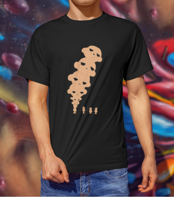 Impoppy Baby Head Gradient Faces T-Shirt
