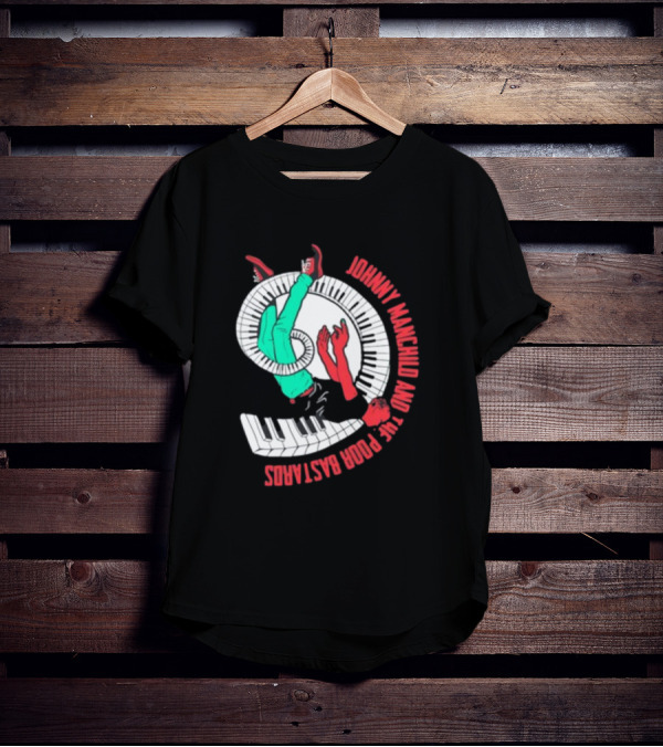 Johnny Manchild And The Poor Bastards Spiral Keyboard T-Shirt