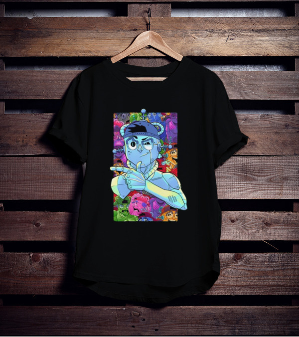 Kt8 Ray Volpe Volpeverse Colorful Futuristic Robot Characters T-Shirt