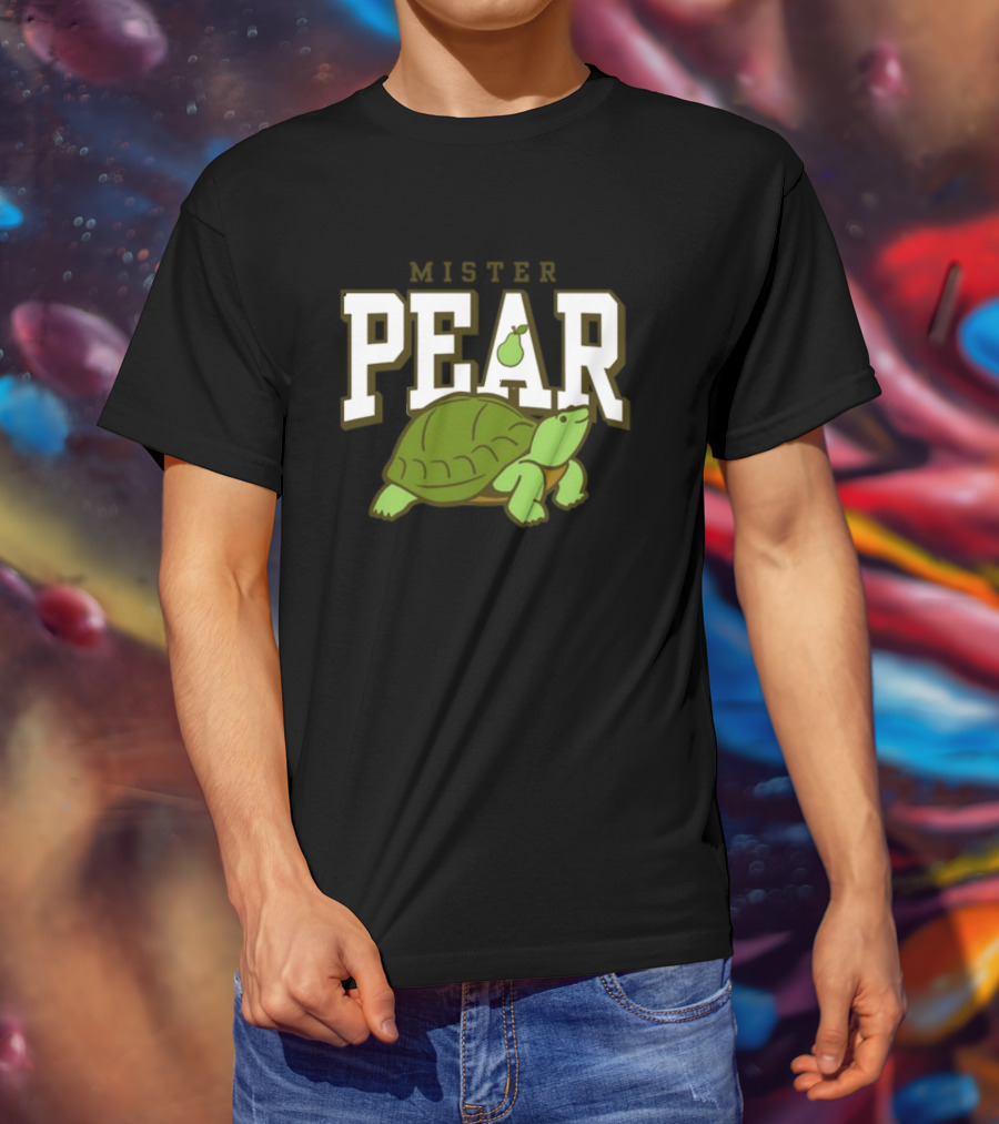 Mister Pear Turtle Varsity T-Shirt
