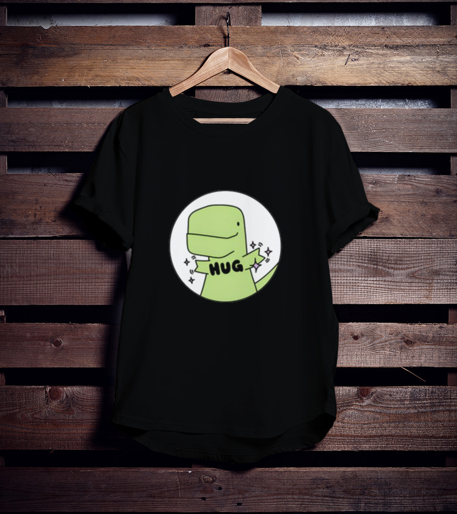Timmy Hug Dinosaur With Stars T-Shirt