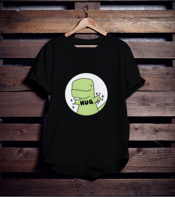 Timmy Hug Dinosaur With Stars T-Shirt