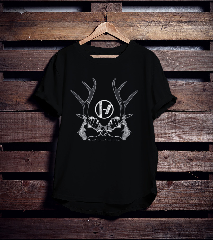 Van Bones Eerie Island Antler Hands Weapon T-Shirt