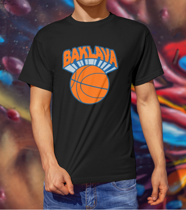 Bambambaklava Baklava Basketball Knicks T-Shirt