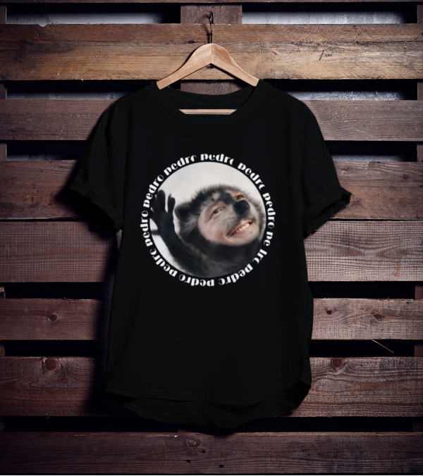 Theironycloset Pedro Raccoon Face Circle T-Shirt