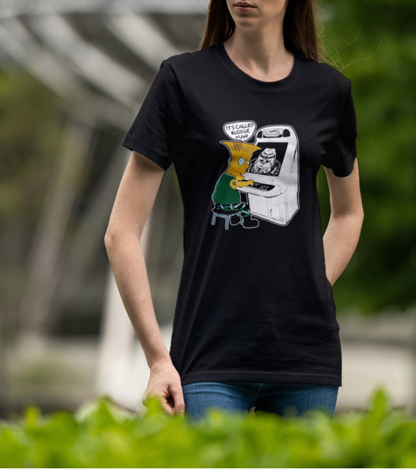 Simption Arcade Gamer It's Called Kusoge Man T-Shirt
