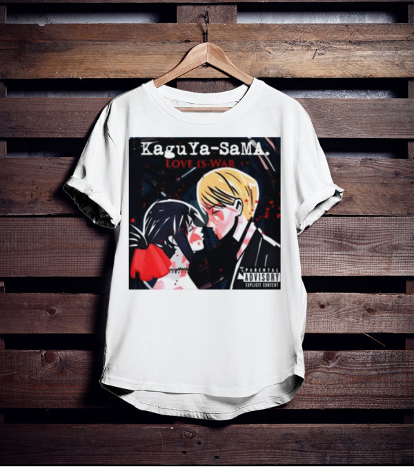 Kaguya-Sama Love Is War Explicit Content Parental Advisory T-Shirt