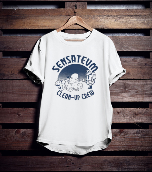 Sensatevm Clean-Up Crew Octopus T-Shirt