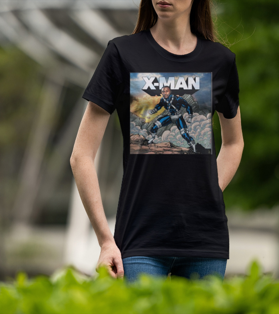 X-Man Carolina Panthers Xavier Legette Comic T-Shirt