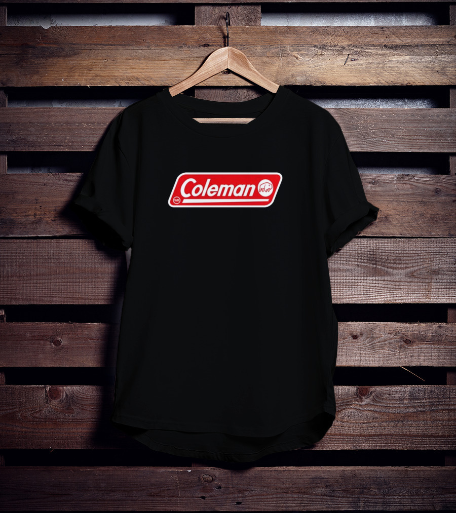 Coleman Buffalo Logo Red Emblem Classic T-Shirt