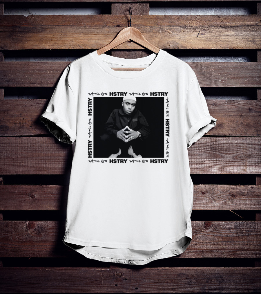 Hstry X Jamil Gs Hip Hop 50 Nas 90s Rap T-Shirt