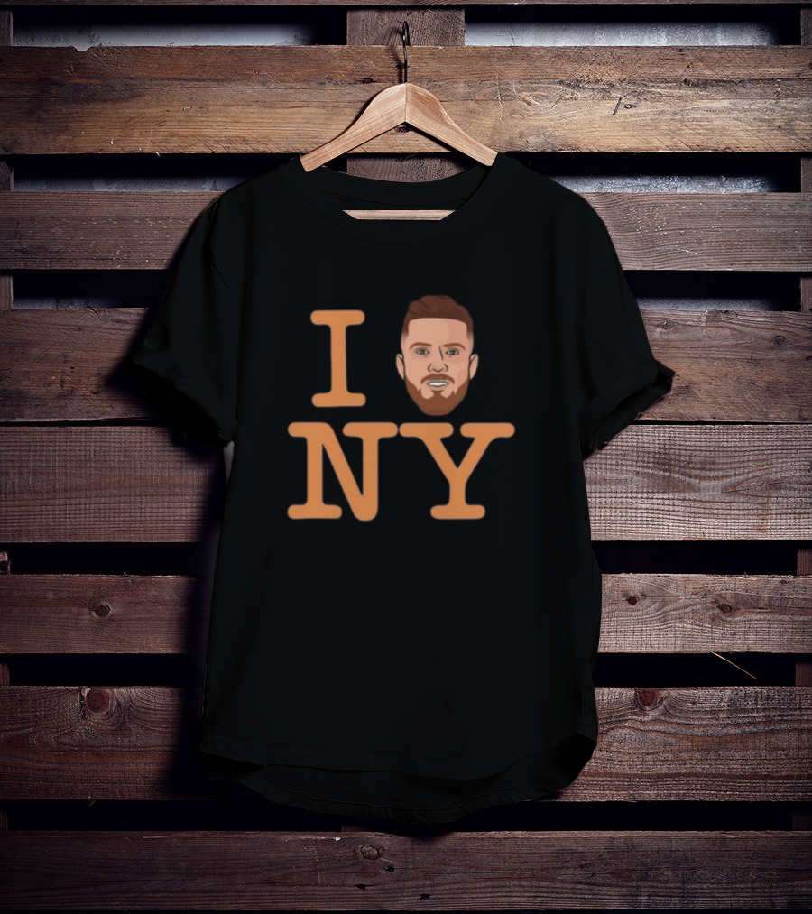 I Heart New York With Cartoon Face T-Shirt