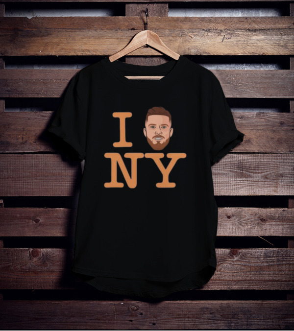 I Heart New York With Cartoon Face T-Shirt