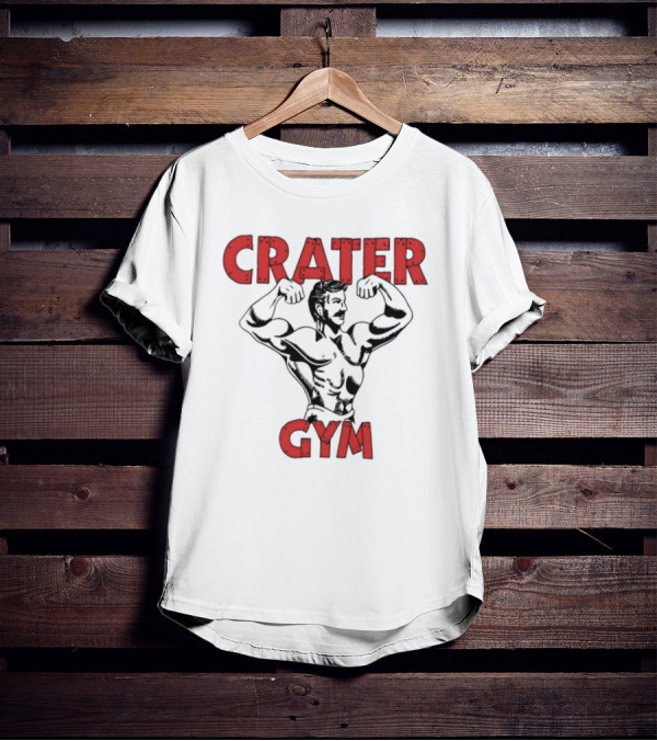 A24films Crater Gym Staff Bodybuilder Flexing T-Shirt