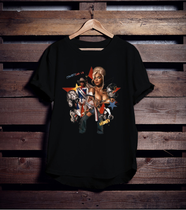 Aiden Prince Cowboy Carter Beyonce Honey Act II T-Shirt