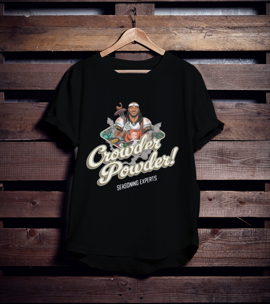 Crowder Powder Seasoning Experts Barbecue Character T-Shirt
