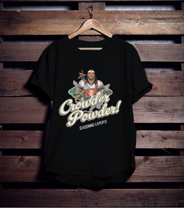 Crowder Powder Seasoning Experts Barbecue Character T-Shirt