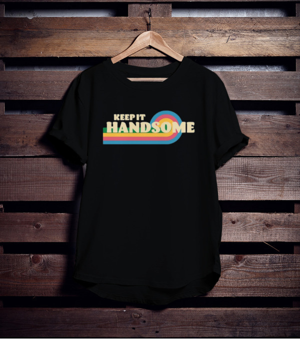 Keep It Handsome Retro Colorful Stripes T-Shirt