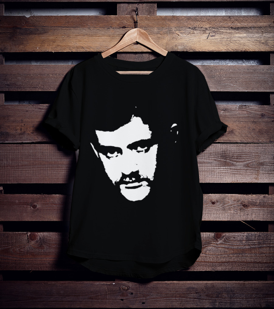 Patrick Cowley Black And White Face T-Shirt