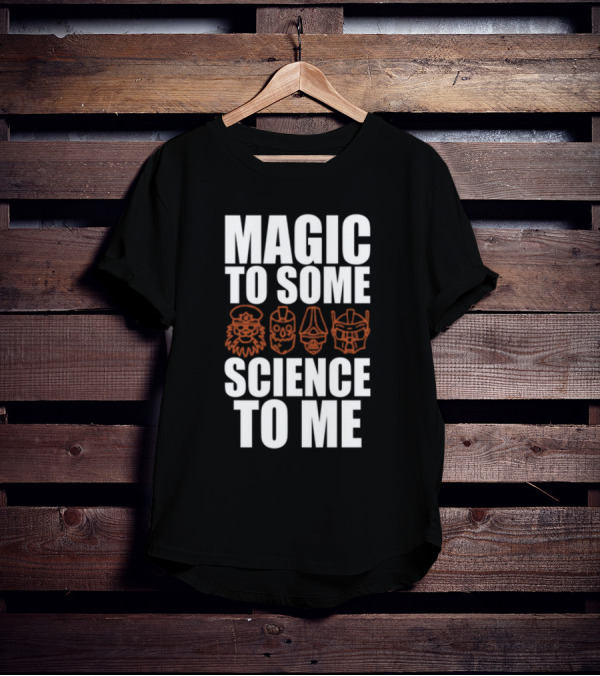 Magic To Some Science To Me Icons T-Shirt