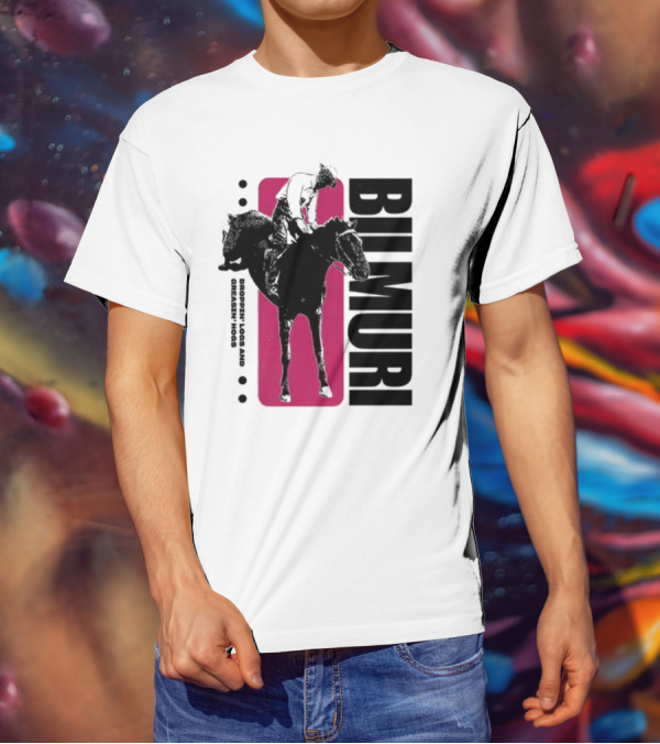 Bilmuri Droopy Loops And Greenish Horse T-Shirt