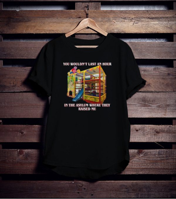 You Wouldn't Last An Hour In The Playhouse Asylum Where They Raised Me T-Shirt