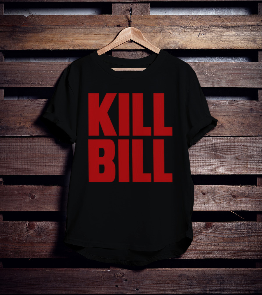 Hunter Schafer Kill Bill Red Block Letters T-Shirt