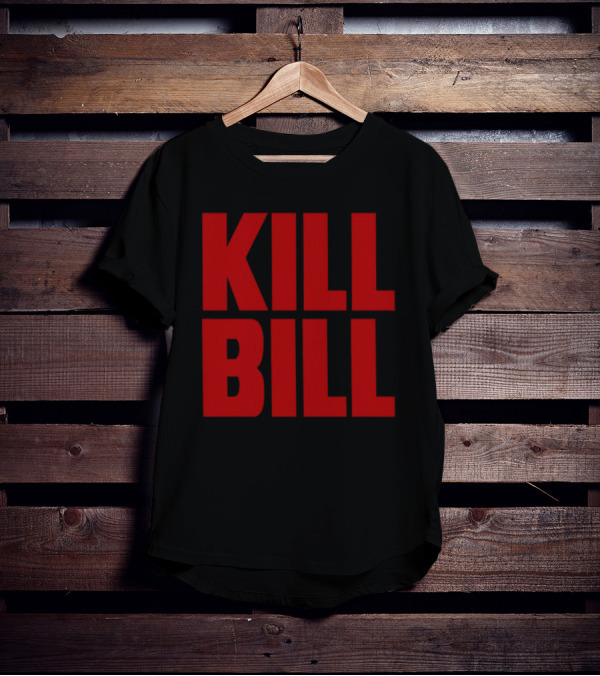 Hunter Schafer Kill Bill Red Block Letters T-Shirt