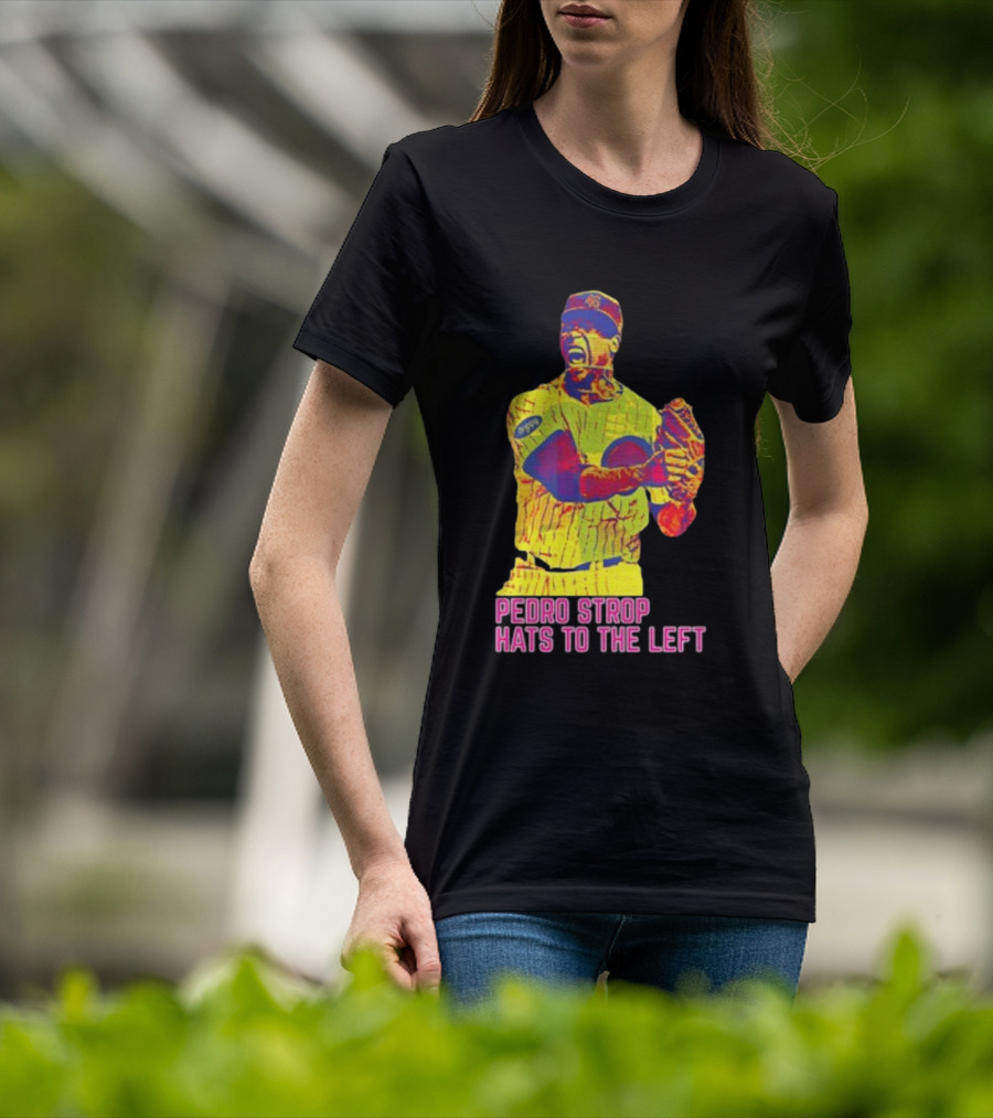 Pedro Strop Hats To The Left Colorful Baseball Player T-Shirt