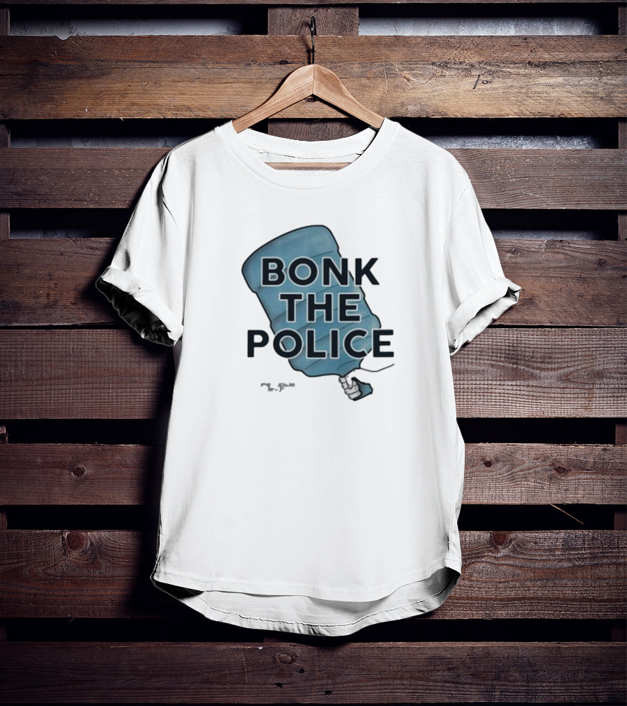 Timecapsuledesign Bonk The Police Water Jug Meme T-Shirt