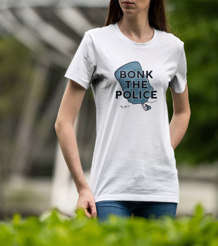 Timecapsuledesign Bonk The Police Water Jug Meme T-Shirt